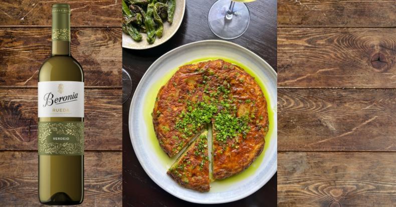 Spanish Omelette with Beronia Rueda Verdejo