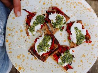 Burrata pistachio 
